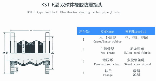 双球挠橡胶接头