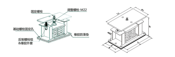 冷却塔弹簧隔振器 上海冷却塔弹簧隔振器 冷却塔弹簧隔振器厂家