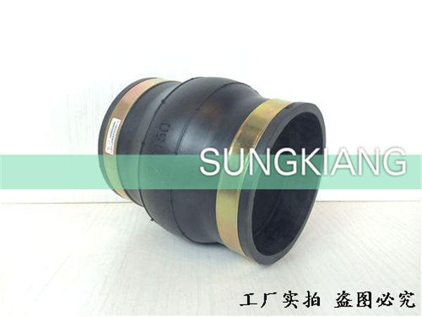 卡箍橡胶挠性接头的安装使用