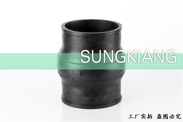 卡箍橡胶挠性接头的安装使用