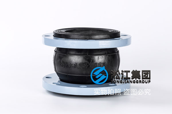 天津游泳池水橡胶接头,DN125/DN50-40,碳钢法兰