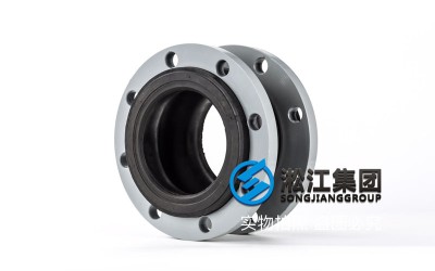 上海氟橡胶软接头,法兰304ss材质,PN16