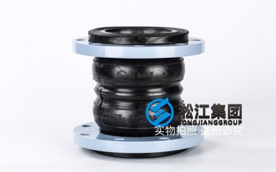 嘉兴双球体橡胶膨胀节,通径DN300,压力PN1.6